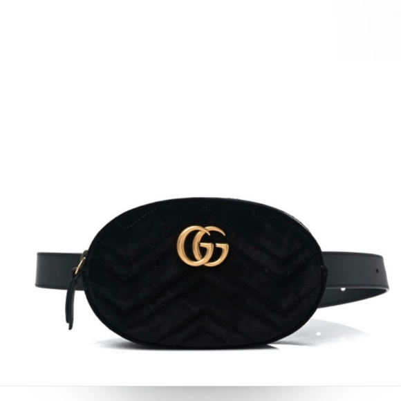 Gucci GG Marmont Velvet Belt Bag - Picture 16 of 16